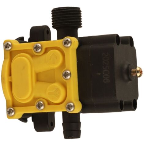 Pompe à diaphragme 12V pour agriculture et jardin - Pompe électrique à spray sans coupure avec anti-retour Type C - Plastique durable - Set complet avec attaches (1/4)