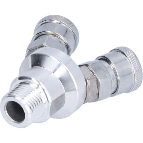 Raccord Pneumatique en Alliage G 1/2 - Résistant à la Corrosion pour Machines de Construction