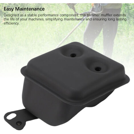 Silencieux d'échappement pour débroussailleuse KM01040AA en acier compatible TL33 TB33 TU33 BG330 (1/4)
