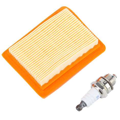 Kit d'entretien filtre à air et bougie pour débroussailleuse Stihl FS120 FS200 FS250 – 1 jeu (1/4)