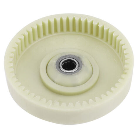 Pignon d'entraînement pour tronçonneuse électrique – ABS blanc, 8,9 x 3,5 cm, 6 dents, compatible 107713-01 / 717-04749