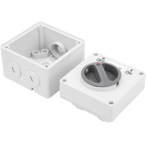 Interrupteur Sectionneur 2P 32A IP66 Étanche avec Voyant 250V – Rotatif Marche/Arrêt pour Extérieur et Industriel (1/3)