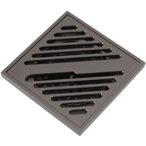 Grille de sol carrée ultra-résistante en stainless steel pour drainage optimisé bain cuisine
