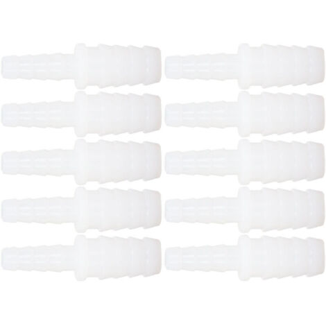 Raccord réducteur tuyau PE 10 pièces – droit, double diamètre, pour aquarium et pompe