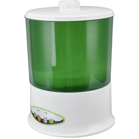 Germinateur Automatique pour Graines de Sprouts Haute Capacité 2 Étages Germoir Électrique pour Luzerne Maïs (1/4)