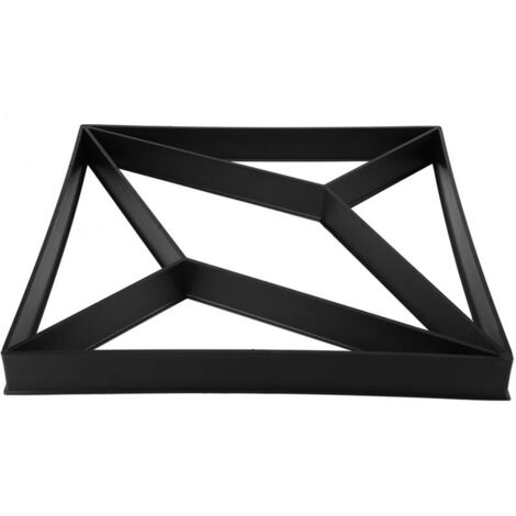 Pochoir pour Pavé en Béton DIY Motif Rhombus & Géométrique, Moule Réutilisable PP 40.5x40.5cm Pour Jardins et Allées