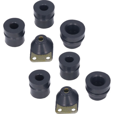 Kit de Support de Montage pour Tronçonneuse - Ensemble de Bagues Anti-Vibrations en Caoutchouc et Métal pour STIHL 028 (6 Bagues + 2 Supports Réservoir) - Pièce de Remplacement Durable OEM 1122-790-99 (1/4)