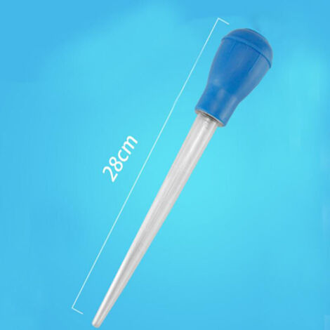 Pipette pour aquarium Changement d'eau Pipette de mesure avec compte-gouttes Capacité 30ml Matière plastique