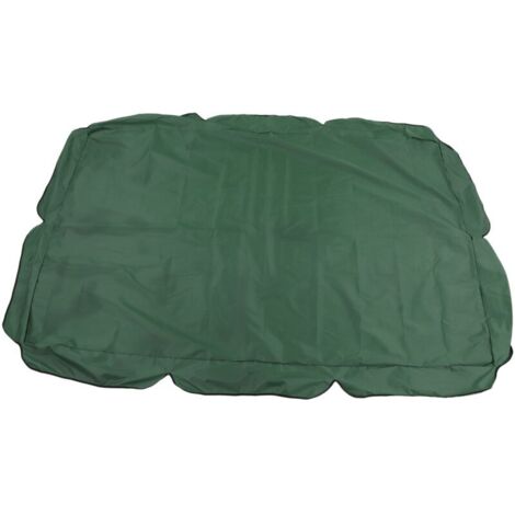 Bâche Protectoire 210D Oxford Argenté Multifonctionnelle Universelle Taille 195x125cm Vert Foncé pour Hamac Jardin [Capote de Hamac + 4 Renforts + Anti-UV + Imperméable] (1/4)
