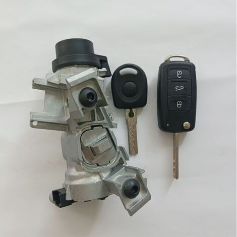 Neiman d'allumage compatible 1K090905851B/865/855C avec 2 clés reprogrammables pour VW Golf 5/6, Audi A3, Skoda Octavia 2