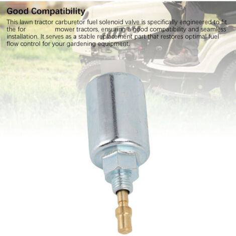 Électrovanne de carburateur pour tracteur tondeuse YTH2448 en acier et ABS – précise et durable (1/4)