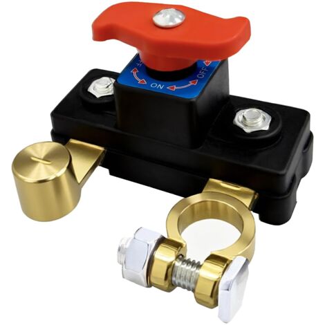 Coupe-batterie pour voiture, en cuivre pur, transmission stable, haute conductivité, déconnexion intelligente, pour voiture, camion, bateau, camping-car