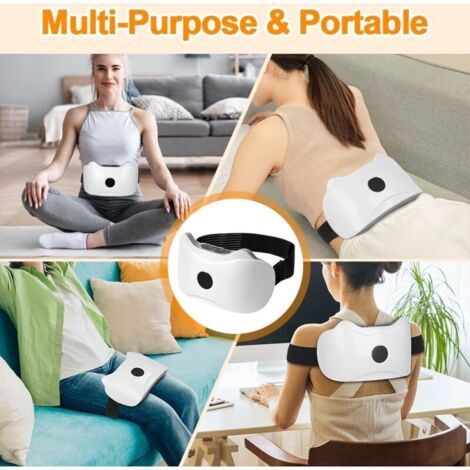 Masseur abdominal électrique sans fil, masseur de ventre rechargeable pour perte de poids, massage cellulite du ventre, sculpter le corps, brûler les graisses, digestion pour la taille, les