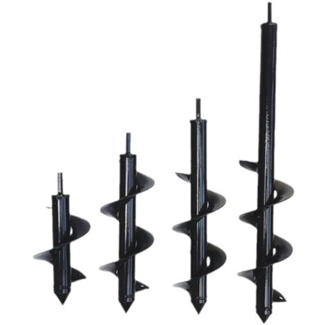 Acier Inoxydable, Creuser des Trous Cultiver en Profondeur, Outil de Plantation Pratique pour Fleur Planter des Arbres Arbustes (Dia: 8cm L: 30cm)