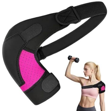 Soutien Sangle Réglable, Support D'épaule, Attelle Épaule, Épaulière de Sport, Attelle Épaules Réglable, Maintien Épaule, Soutien d'Épaule, pour homme et femme, soutien d'épaule doux