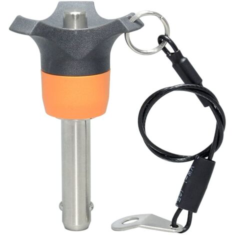 Goupille à déclenchement rapide en acier inoxydable 5mm – Longueur de serrage 10mm – Verrou à bille pour verrouillage sécurisé – Pour installations rapides