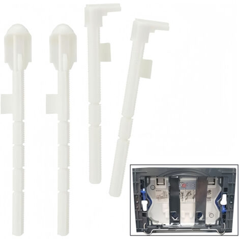 Ensemble de tiges de chasse d'eau de rechange pour réservoir de toilettes Geberit 241874001