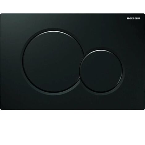 Plaque de commande wc, Geberit Sigma01 - Placca di comando SIgma01, nera 115.770.DW.5