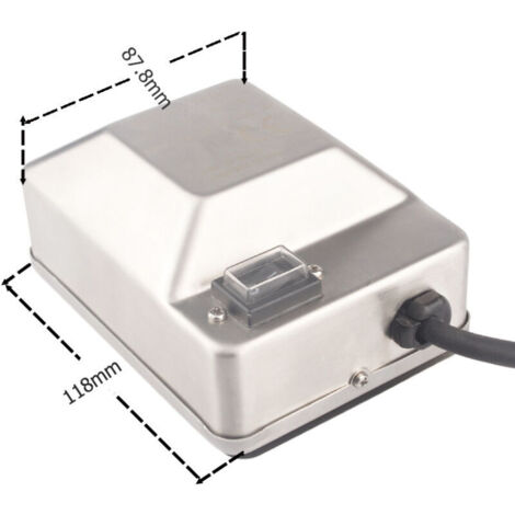 Moteur en acier inoxydable pour broche rôtissoire, tournebroche, etc. 2 tr/mim 50 Hz 4 W