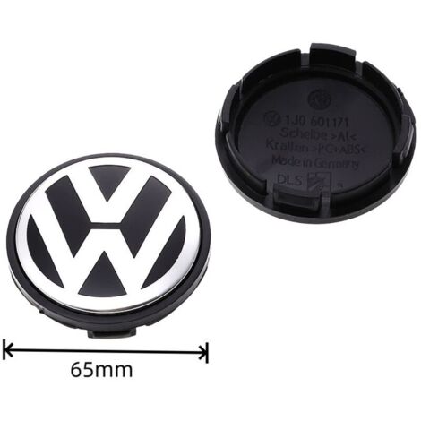 Lot de 4 cache-moyeux d’origine pour jantes aluminium，65mm