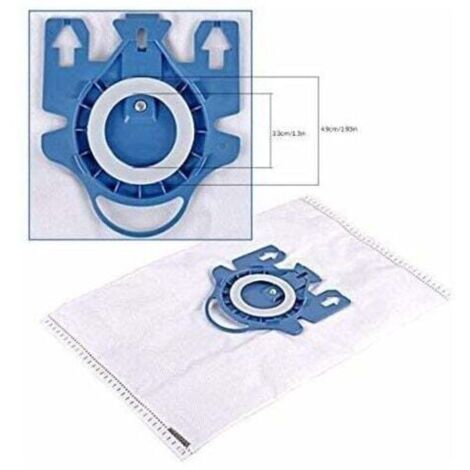 Sac Aspirateur Miele Hyclean 3D Efficiency – 10 Sacs Compatibles Complete C3, C2 et Classic C1, Haute Capacité et Filtration