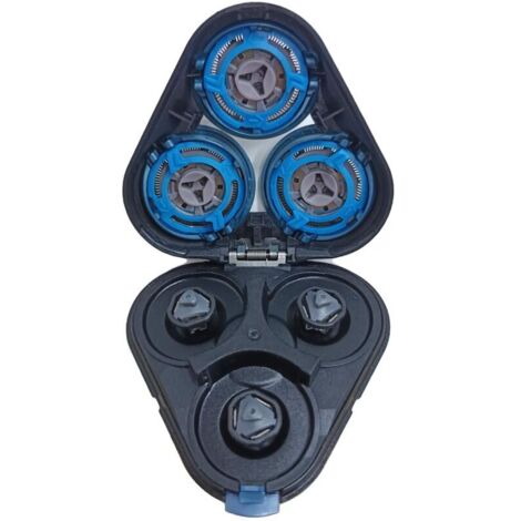 S5000 Tête de Rasage de Rechange Compatible avec Philips Rasoir Série 5000 (Boîtiers Ronds) / Série 6000 Non Compatible avec Série 5000 à Boîtiers Pentagonaux (Formes Angulaires)