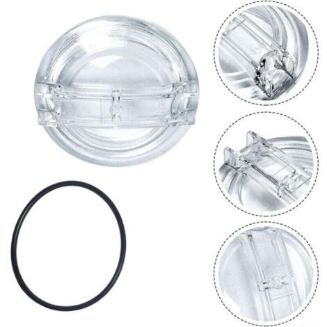 Couvercle de pompe de piscine SPX3100D compatible avec les modèles de pompe Hayward Super II SP3000 Series SP3007(eeaz), SP3010. Comprend un joint torique de remplacement pour couvercle de crépine SPX