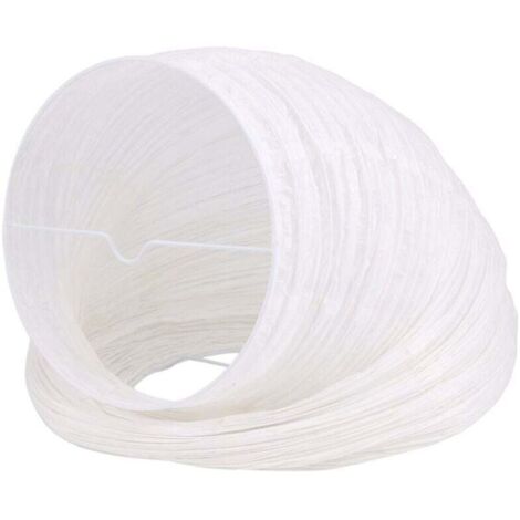 Grid Cool – Lampe à poser en papier de riz blanc – Abat-jour diffusant lumière douce – Style minimaliste pour salon ou chambre – Installation simple