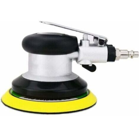 Professionnel Ponceuse excentrique à air comprimé, polisseuse pneumatique à double action haute performance mini avec, 9500tr/min, (1pcs, 125mm)