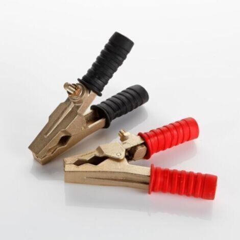 Kit 2 pinces pro(+ et -) en laiton de Autre batterie ou de demarrage 250B,Pinces de demarrage