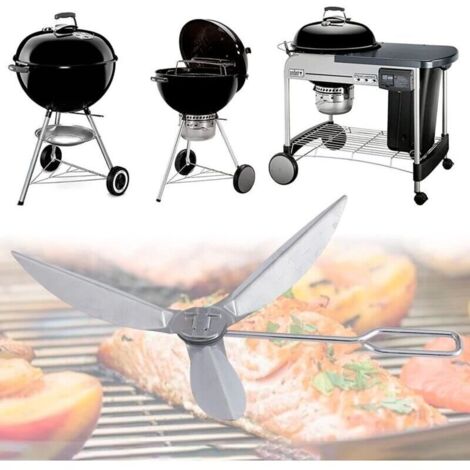 Kit de Système de Nettoyage à Une Touche de 22-1/2 Pouces Pour Pièces de Rechange Pour Gril à Bouilloire Weber de 57 cm Compatible Avec Les Pièces de Rechange Pour Gril à Bouilloire Weber 7444