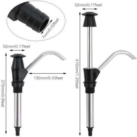 Pompe à main universelle pour distributeur d'eau de caravane - Pompe à main de rechange - Pompe à main de rechange pour caravane et camping-car