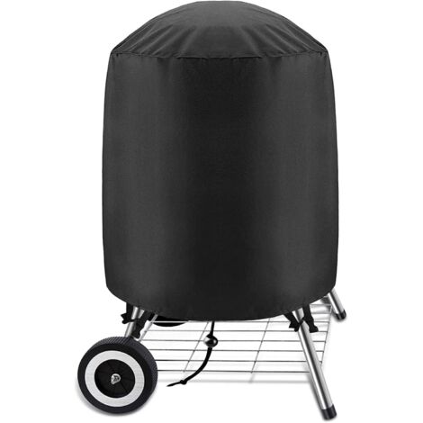 Housses pour Barbecue Rond Couverture Housse Bâche De Protection pour Barbecue BBQ Jardin Charbon Barbecue Grill 70 × 70cm (1/5)