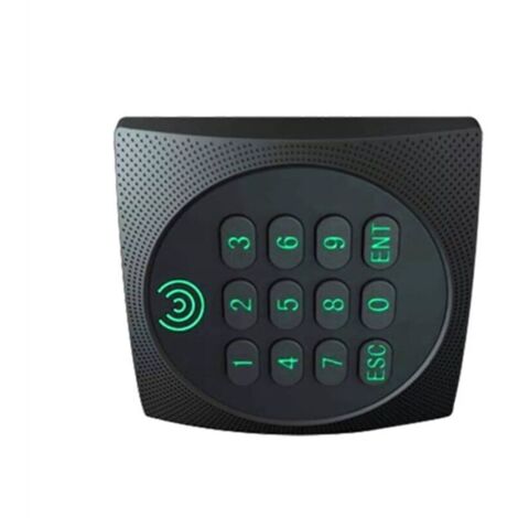 Lecteur RFID Wiegand KR602M 34/26 bits 13,56 MHz Mi pour contrôle d'accès, prend en charge la carte NFC, le mot de passe avec clavier LED