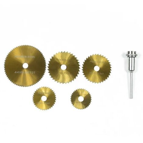 Mini lames de scie circulaire, outils rotatifs de 22/25/32/35/44mm, disque de coupe HSS, outil électrique pour le bois et le métal (1/5)
