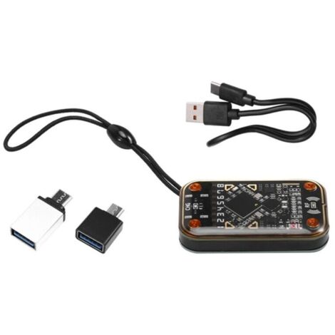 Émulateur de Carte à Puce Sans Contact Chameleon Ultra Lecteur Intelligente RFID + Porte-Clés 3xCUID/UID Compatible avec NFC Read Writer
