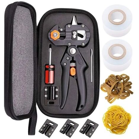 Kit d'outils de greffage de jardin, ensemble d'outils de greffage de jardin domestique, ciseaux de taille professionnels (1/5)