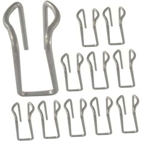 Bardusch 50pièces Clips Métalliques Pour Toile Ombrage Réutilisable Boucles De Fixation Pour Filet De Jardin Clips Pour Film De Serre (1/5)