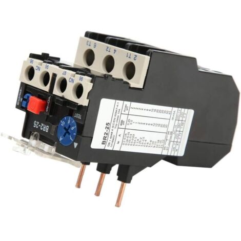 Bardusch-Relais de surcharge thermique 50-60hz7-10A, Relais de protection de surcharge, Réarmement manuel et automatique, Protection de coupure de phase