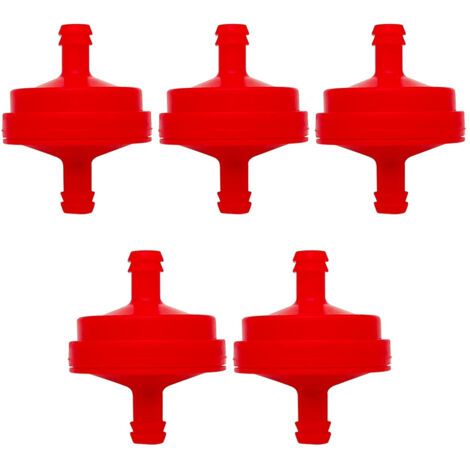 Lot de 5 filtres à carburant, pour Briggs & Stratton 298090 394358 1/4" conduite de carburant 150 microns pièces AM107314 5018 Filtre à essence Briggs et stratton. (1/5)