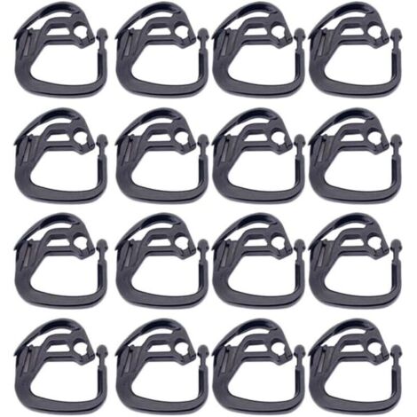 Bardusch Clips De Filet D'Ombre 100 Pièces Crochets De Fixation Robustes Pour Jardin Serre Accessoires De Filet D'Ombrage Extérieur Faciles À Installer
