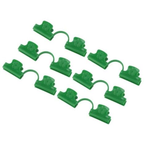Bardusch-Pince de serre - - Clip de Tige de Filet d\'Ombrage - 50 pièces - Plastique durable - Antidérapante (1/4)