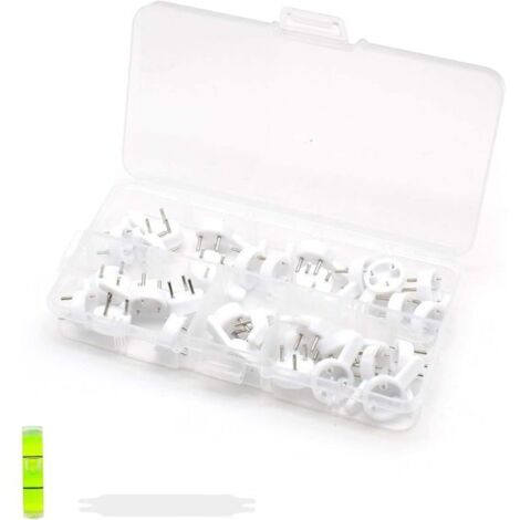 Fixation Cadre Sans Percer, 30 Pièces Accroche Murale Sans Percer, Crochet Tableau, Aucune Trace de Suspension, Convient pour Accrocher des Tableaux, Broderies, Photos de Mariage (1/4)