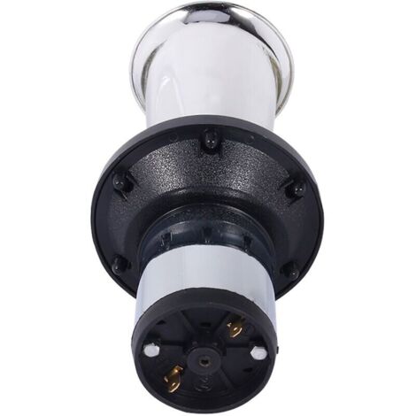 Kaxon Vieux Tacot 12v, 110DB Old Style Horn, 12V 490Hz Trompette De Voiture Klaxon Fort Alarme Corne Antique Vintage Type Classique AHH-OOO-GAH AHOOGA OOGA(argent)