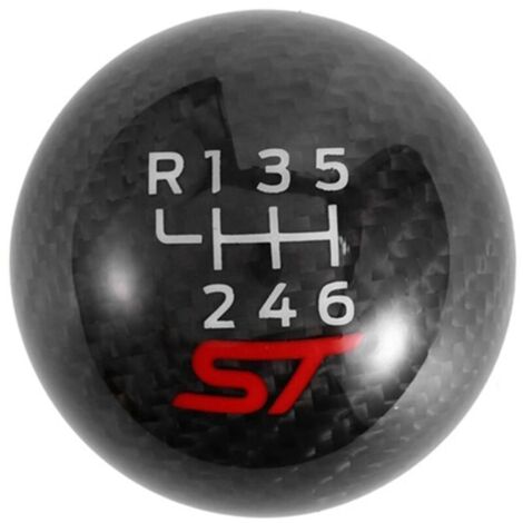Pommeau de levier de vitesse pour Ford Focus ST RS et Fiesta ST, 6 vitesses, voiture de course, pommeau en fibre de carbone.