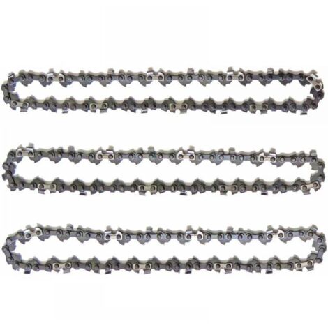 AIMOONSA Lot de 3 Chanes d\'lagueuse sur Perche pour Guide-Chane de 10\" (25 cm), 40 Maillons d\'Entranement, Faible Rebond, Compatibles avec Black & Decker, Ryobi, Ferrex, Primaster et autres
