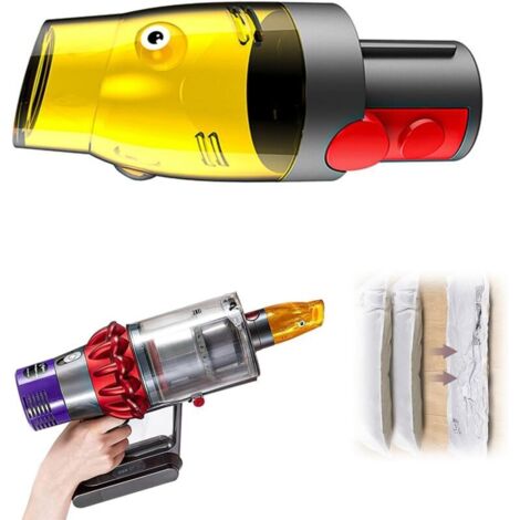 Accessoires pour Dyson aspirateurs, Brosse Aspirateur pour Dyson,Accessoires Aspirateur,Adaptateur de Sac Sous Vide,TêTe D'Aspiration Accessoire pour Dyson V7, V8, V10, V11, V12, V15 Slim