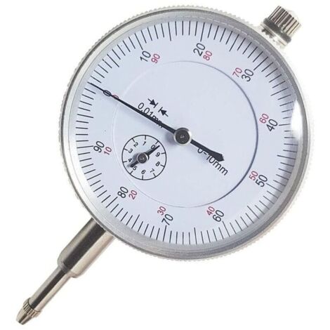 Comparateur Centesimal professionnel, résolution 0.01 mm pour base magnétique, 0-10 mm