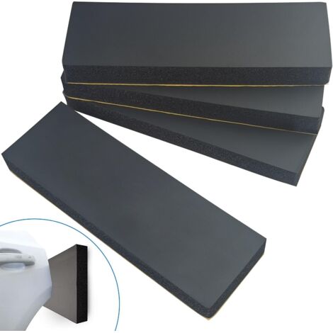 Pare-Chocs Mural Protecteur pour Garage Voiture Auto-adhésif 2 Rouleaux 200 cm x 20 cm x 4 mm pour Murs de garages pour protéger la Porte et Le Pare-Chocs de la Voiture