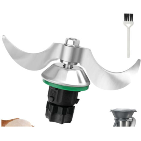 Compatible Couteau à pâte pour TM6/TM5, pièces de rechange pour couteau Thermomix, couteau à mélanger en acier inoxydable, nettoyage rapide, pas de résidu de pâte ni contamination